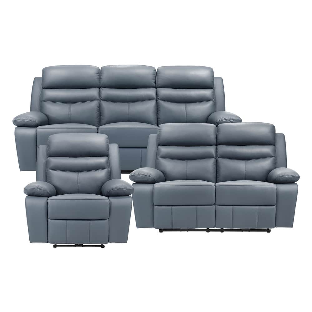Fremont & Park Peperomia 3-Piece Leather Match Power Reclining Sofa Set