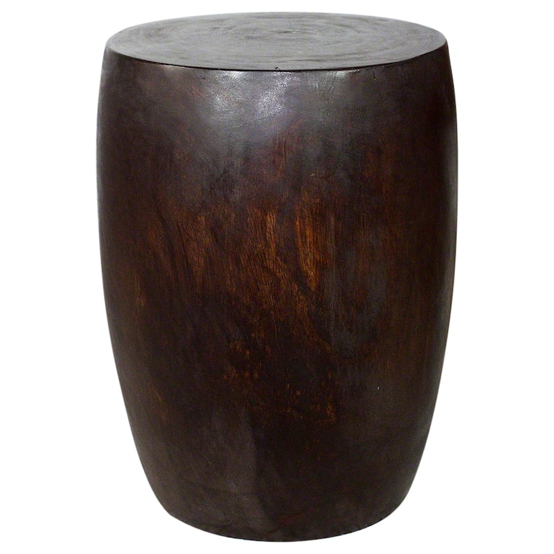 Haussmann® Wood Merlot End Table 15 D x 20 inch High Dark Walnut Oil - 15" x 15" x 20"