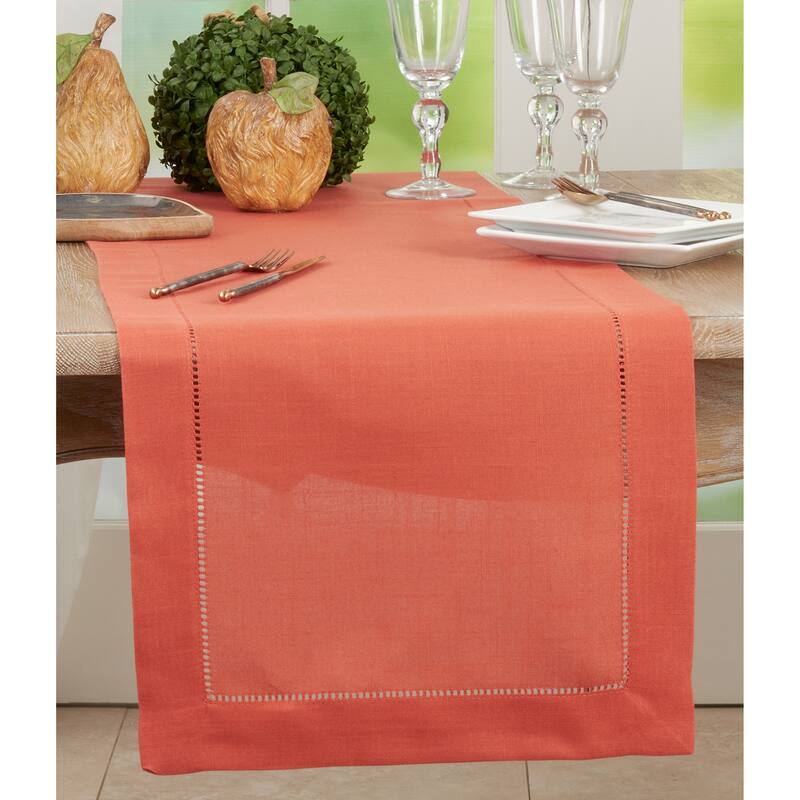 Hemstitched Border Table Runner