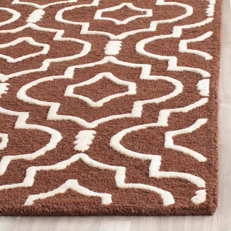 SAFAVIEH Handmade Cambridge Smaragda Modern Wool Rug
