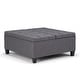 preview thumbnail 84 of 168, WYNDENHALL Elliot Transitional Table Ottoman