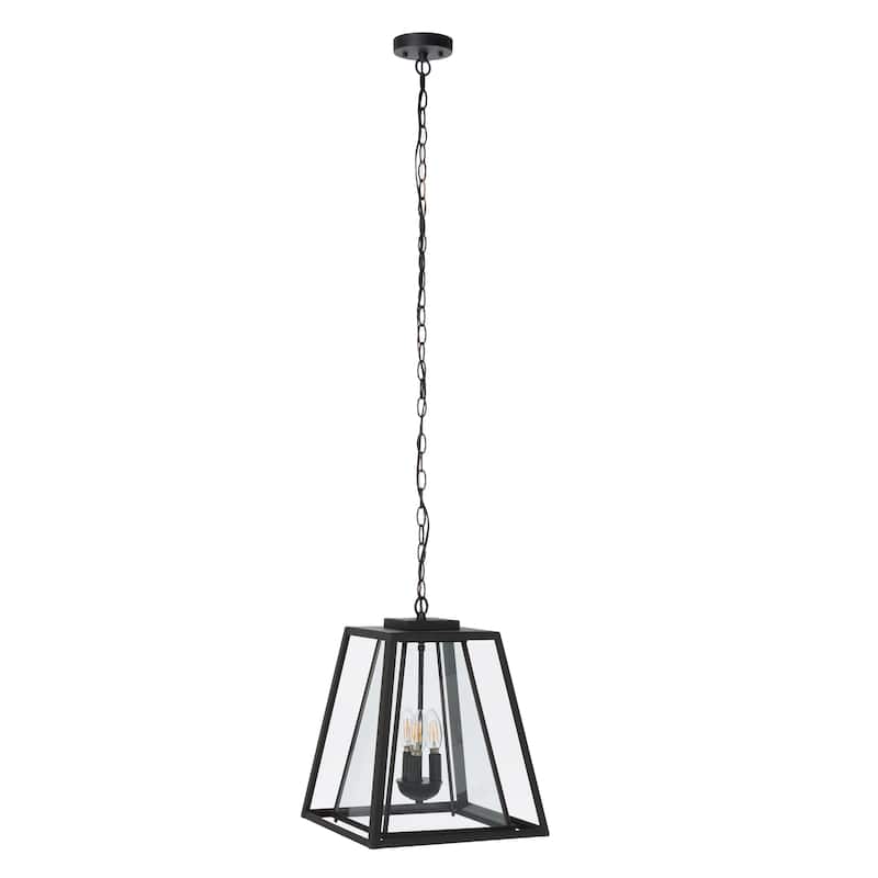 SAFAVIEH Lighting Rydler 13" Outdoor Pendant - 13"W x 12"D x 16"H