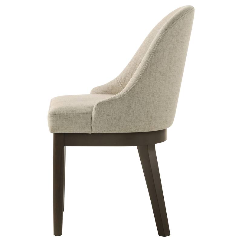Blakely Beige Upholstered Dining Side Chair (Set of 2)