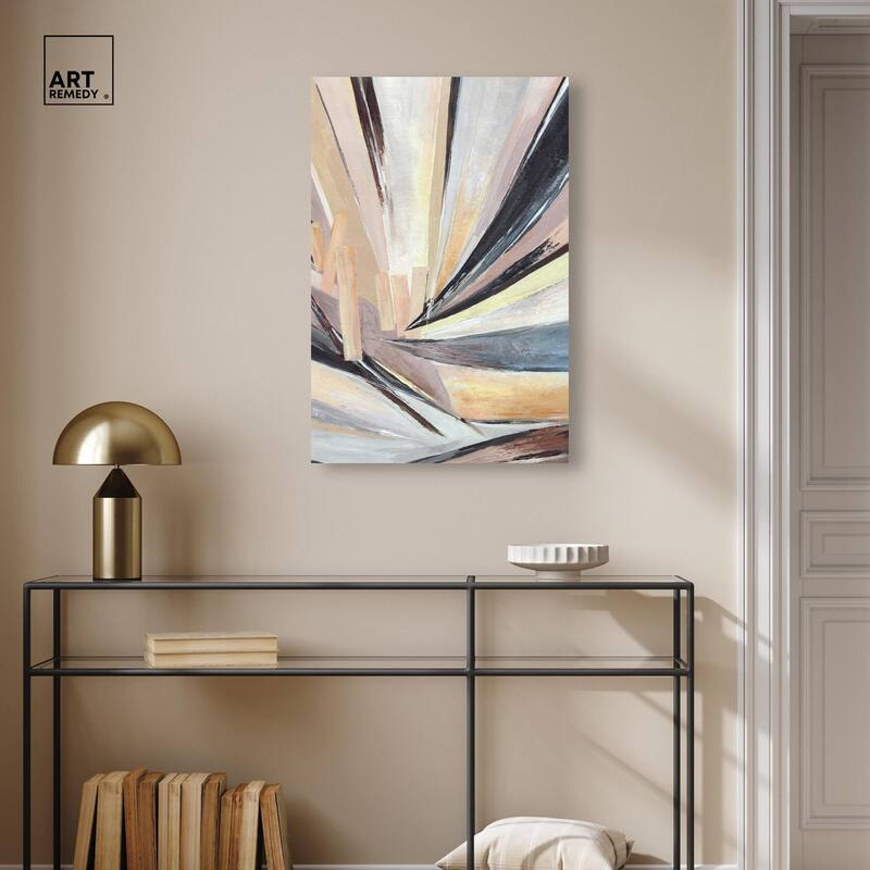 Balancing Lines I Canvas by Art Remedy, Gallery Wrapped