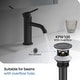 preview thumbnail 11 of 11, Circular X 8" Bathroom Sink Widespread Faucet with Drain Assembly