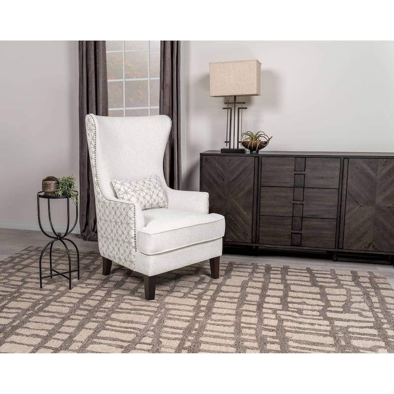 Pippin Upholstered High Wingback Accent Chair