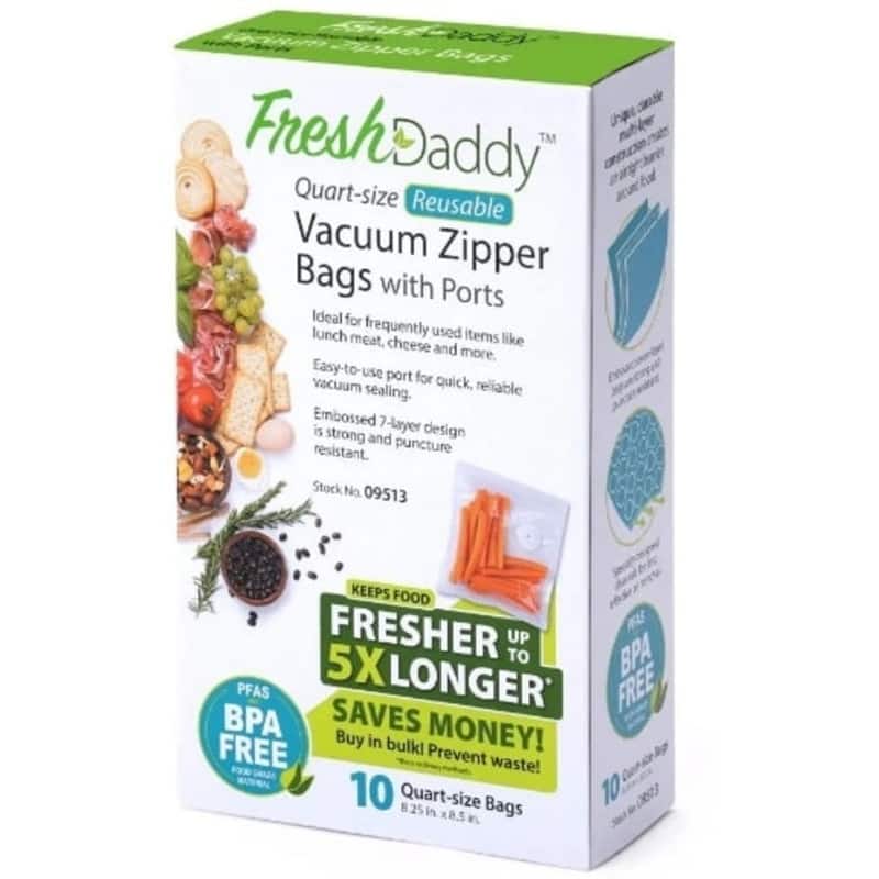 Presto 09513 Fresh Daddy Quart Size Vacuum Sipper Bag