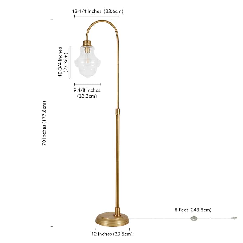 Sara Mid-Century Modern Floor Lamp
