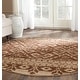 preview thumbnail 52 of 103, SAFAVIEH Adirondack Dixie Rustic Boho Rug 4' Round - Camel/Chocolate - Round