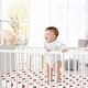 preview thumbnail 2 of 4, Sweet Jojo Designs Brown and White Football Boy Fitted Crib Sheet - for the Vintage Foot Ball Sports Themed Footballs Collection