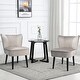 preview thumbnail 21 of 31, Costway Set of 2 Armless Accent Chair Upholstered Leisure Chair Single - 23'' x 27.5'' x 30''