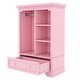 preview thumbnail 18 of 34, Open Children's Wardrobe with A Hanging Rod and Open Shelves