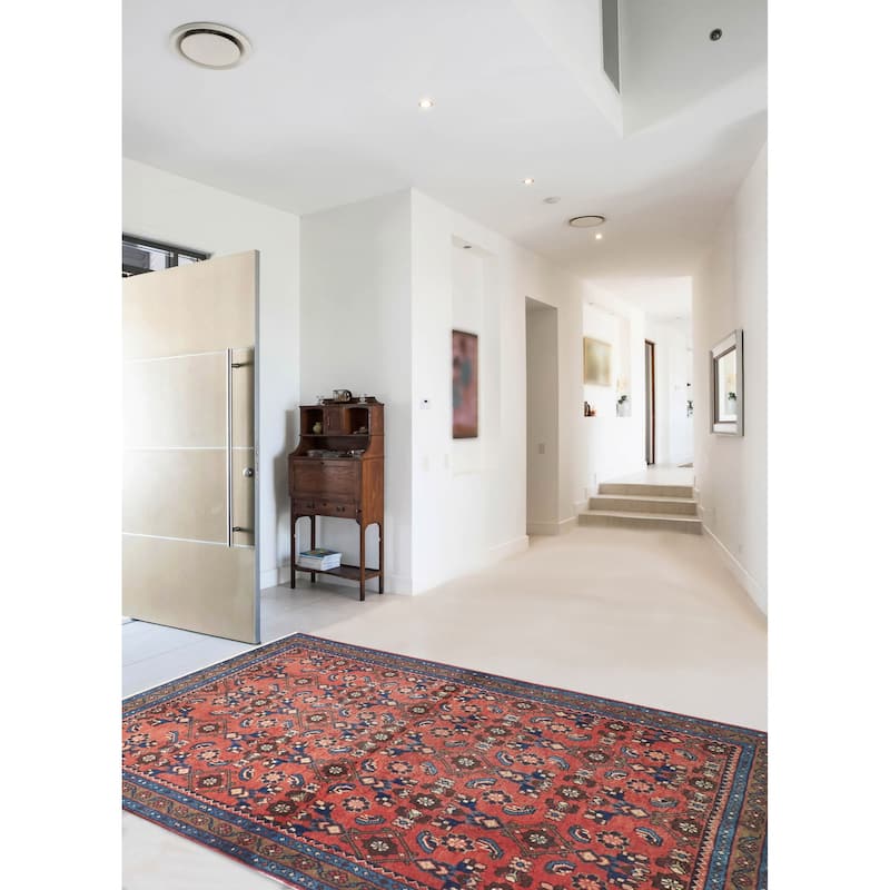 ECARPETGALLERY Hand-knotted Andelz Red Wool Rug - 3'5 x 5'8