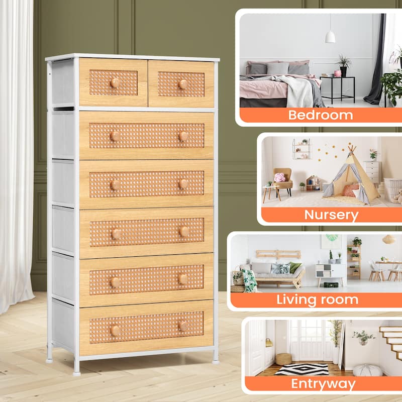 Pellebant 7-Drawer Storage Tower Organizer Chest Dresser