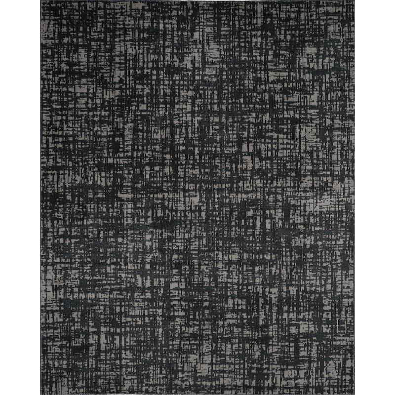 Machine Washable Frances Rug - 12'2" x 15'2" - Grey/Black