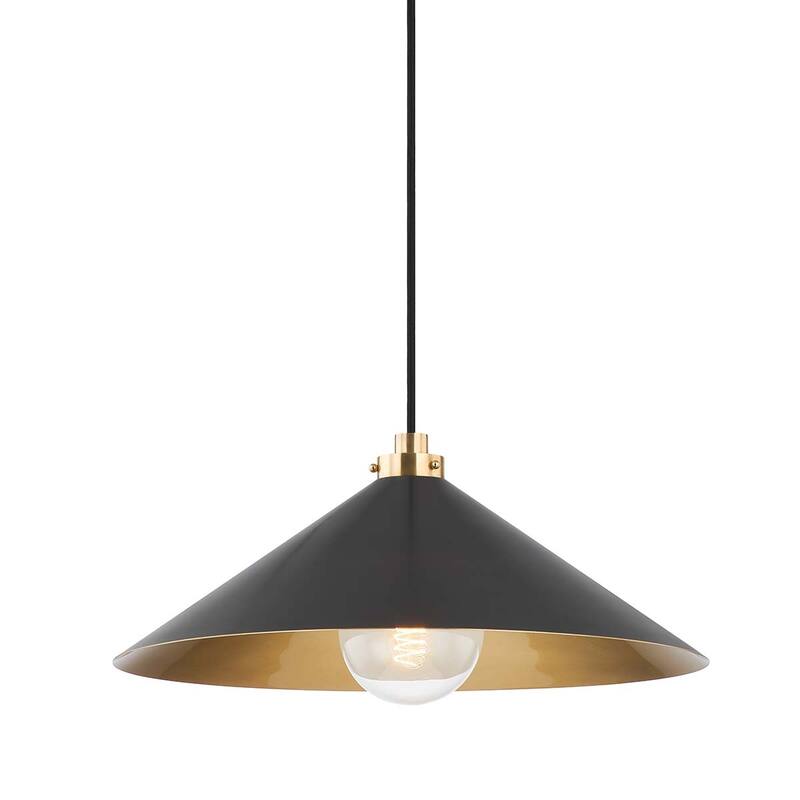 Hudson Valley Lighting MDS1402 Clivedon 20" Wide Pendant - Aged Brass / Distressed Bronze