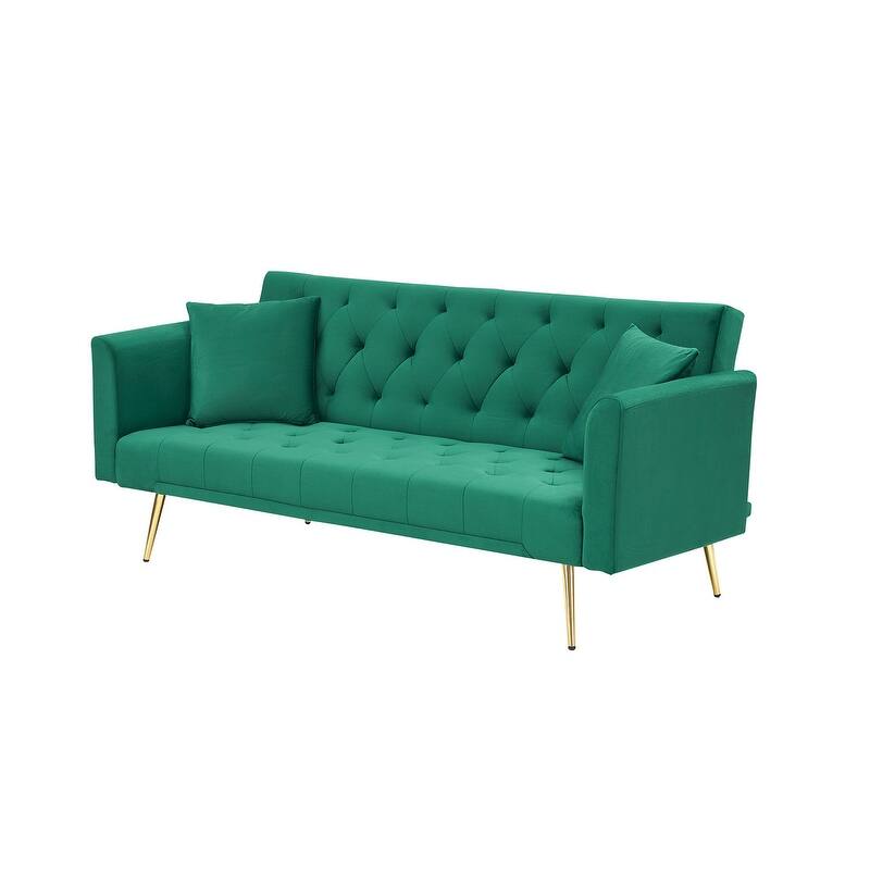 71" Convertible Double Folding Living Room Sofa Bed