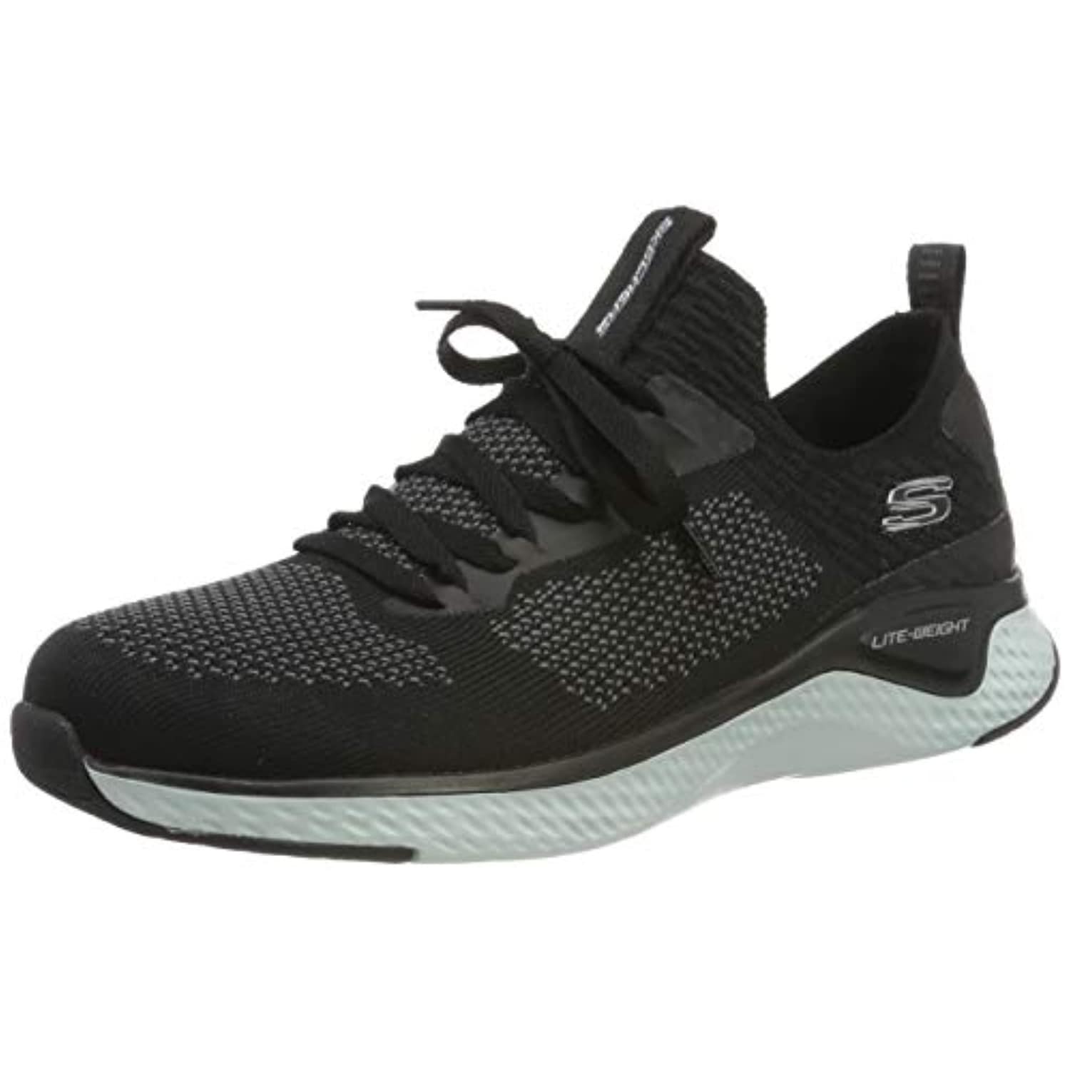 black mesh tennis shoes
