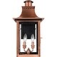 preview thumbnail 2 of 3, Chalmers 2-Light Outdoor Wall Lantern in Aged Copper