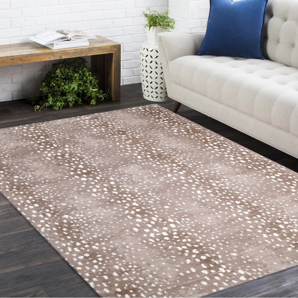 Overton Handmade Modern Contemporary Animal Print Area Rug