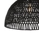 preview thumbnail 30 of 29, Jigu 1-Light Bohemian Modern Woven Rattan/Iron LED Pendant, by JONATHAN Y