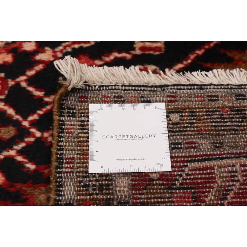ECARPETGALLERY Hand-knotted Anatolian Vintage Red Wool Rug - 3'10 x 10'8