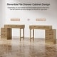 preview thumbnail 17 of 21, Modern Wood Computer Desk with 5-drawer for Home Office