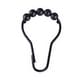 preview thumbnail 19 of 17, Edenscape Roller Ball Shower Curtain Rings (12 pcs/set) Matte Black