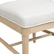 preview thumbnail 10 of 18, Christopher Knight Home - Dining Chair Wood and Rattan with Upholstered Seat, Armless Design, Breathable Cane Back