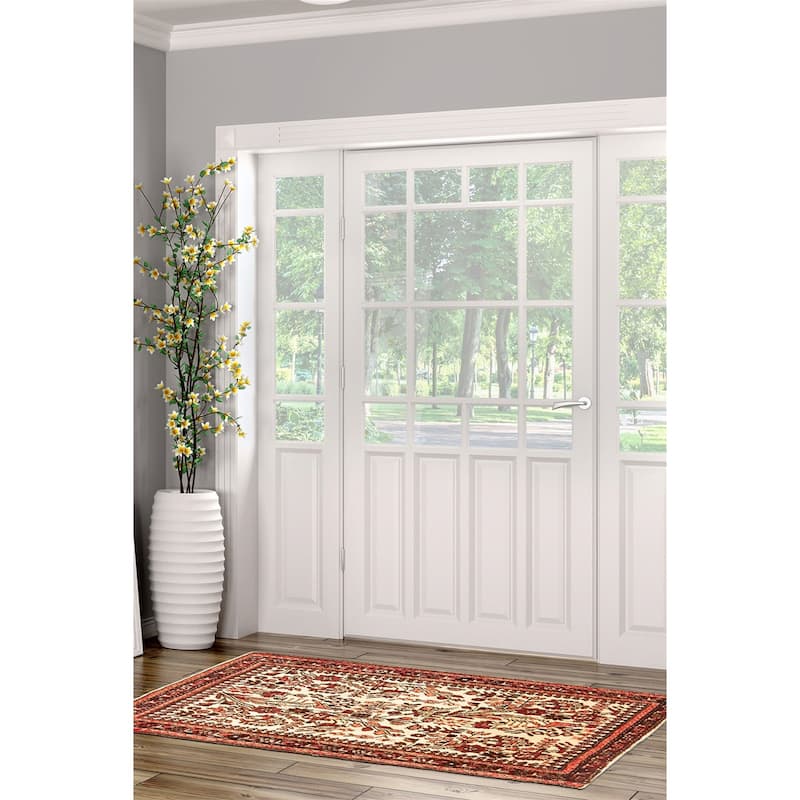 ECARPETGALLERY Hand-knotted Anadol Beige Wool Rug - 2'10 x 4'1