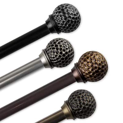 InStyleDesign Ewan Adjustable Curtain Rod 13/16 inch dia.