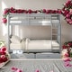 preview thumbnail 2 of 15, Modren Twin over Twin Bunk Bed With Ladders and Two Storage Drawers for Bedroom