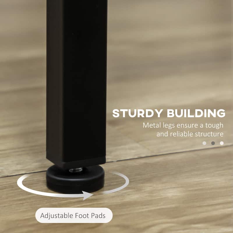 GDFStudio Outdoor Brevin Bar Table Set with Metal Frame and Space-Saving Design