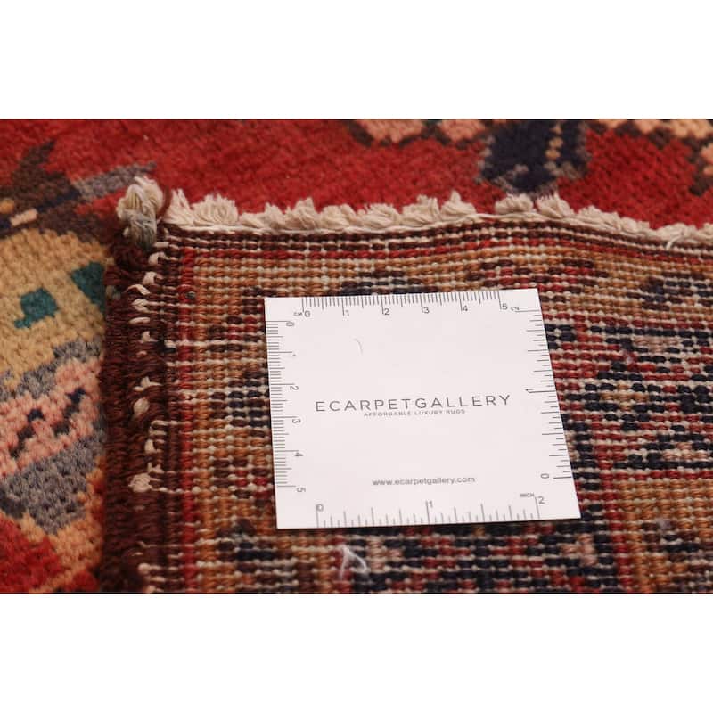 ECARPETGALLERY Hand-knotted Anadol Red Wool Rug - 3'6 x 9'11