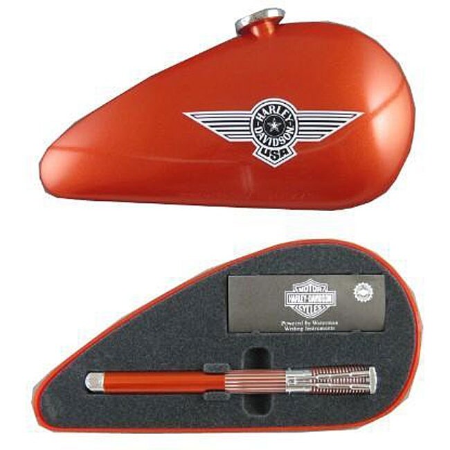 Waterman Harley Davidson Horizon Fountain Pen, Orange Barrel