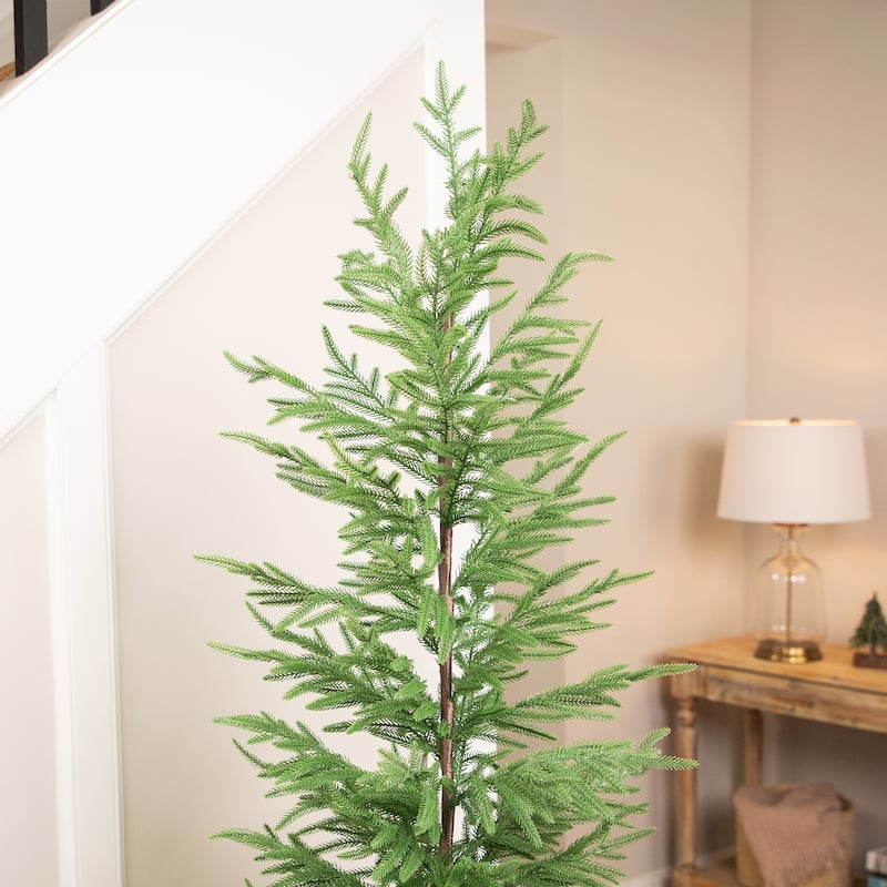 Medium Norfolk Pine Artificial Potted Christmas Tree