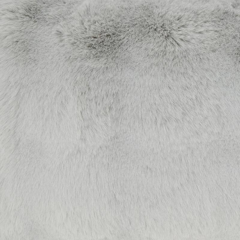 Plush Faux Fur Throw Pillow - Ultra-Soft Textured Accent for Sofa, Bed & Cozy Layered Styling