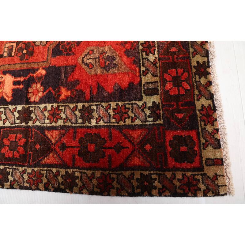 ECARPETGALLERY Hand-knotted Kayseri Vintage Light Red Wool Rug - 4'10 x 6'9
