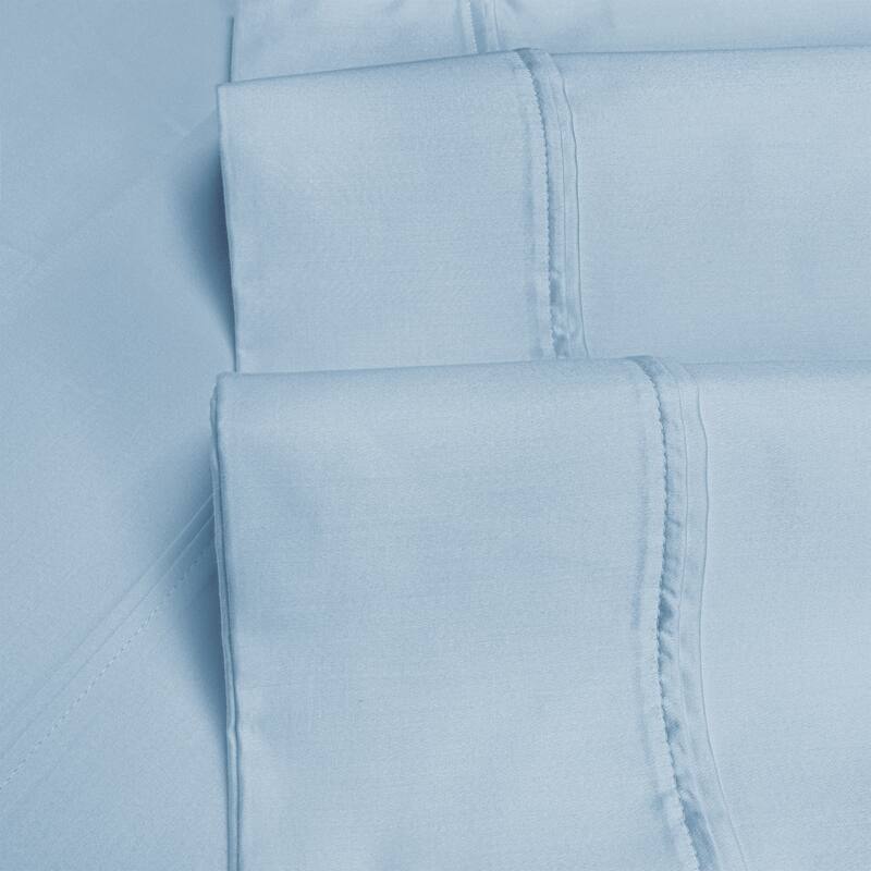 ﻿Superior 1200 Thread Count Egyptian Cotton Solid Bed Sheet Set