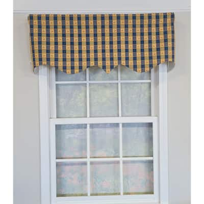 RLF Home Cherry Squares Regal Valance