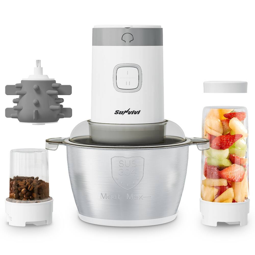 Multifunctional Meat Grinder, Blender and Food Processor Combo