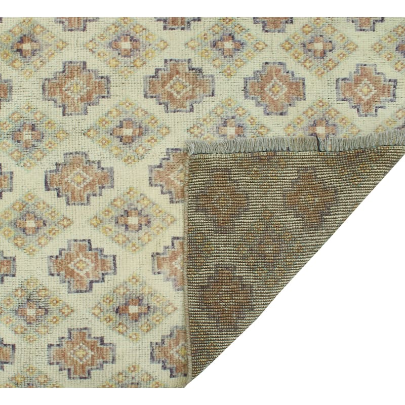 Balochi Marly Ivory/Brown Rug - 9'9" x 12'9"