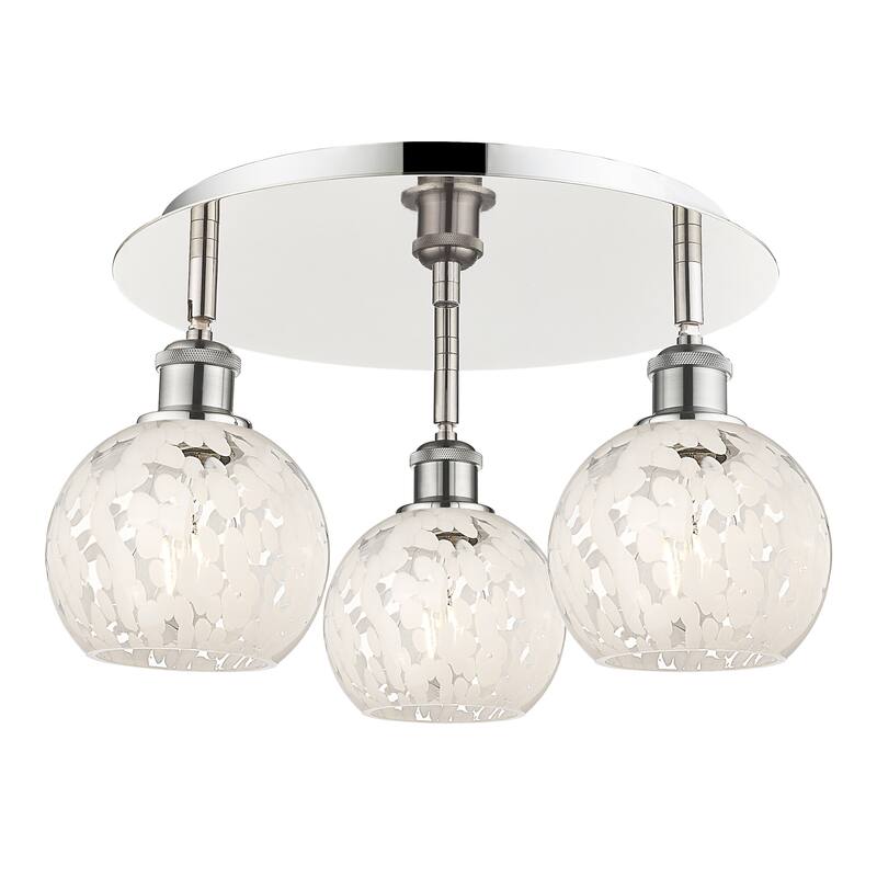 Innovations Lighting 516-3C-9-18-White Mouchette-Indoor Ceiling