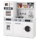 preview thumbnail 1 of 8, Gymax ids Play Kitchen Toy Set w/ Water Dispenser Sink Faucet White
