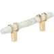 Option Marble White / Champagne Bronze