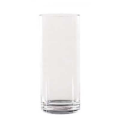 Cylindrical Glass Vase