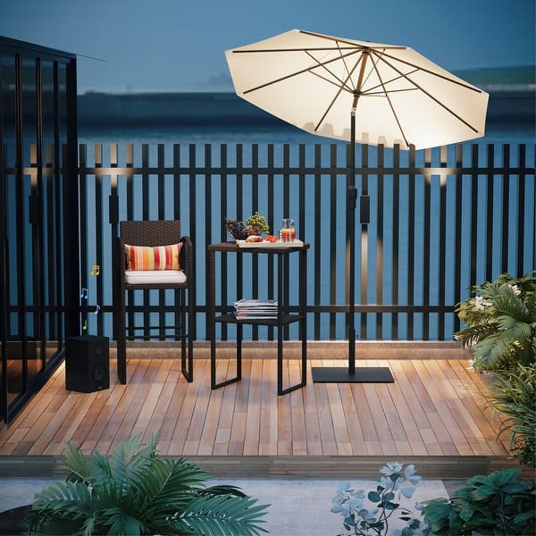 hampton bay steel outdoor patio umbrella base 2.2m – NALA Co Umbrella sold separately Color:Pacific Patio Umbrella Replacement Canopy NCAA Backpacks