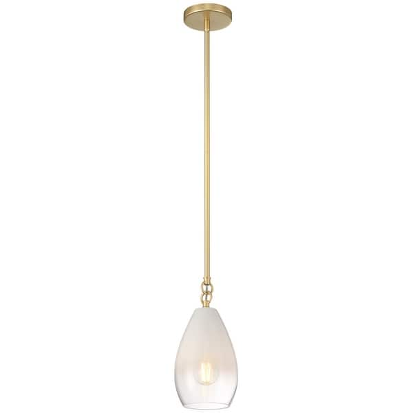 slide 2 of 17, Access Lighting Ombre 1 Light Pendant Antique Brass