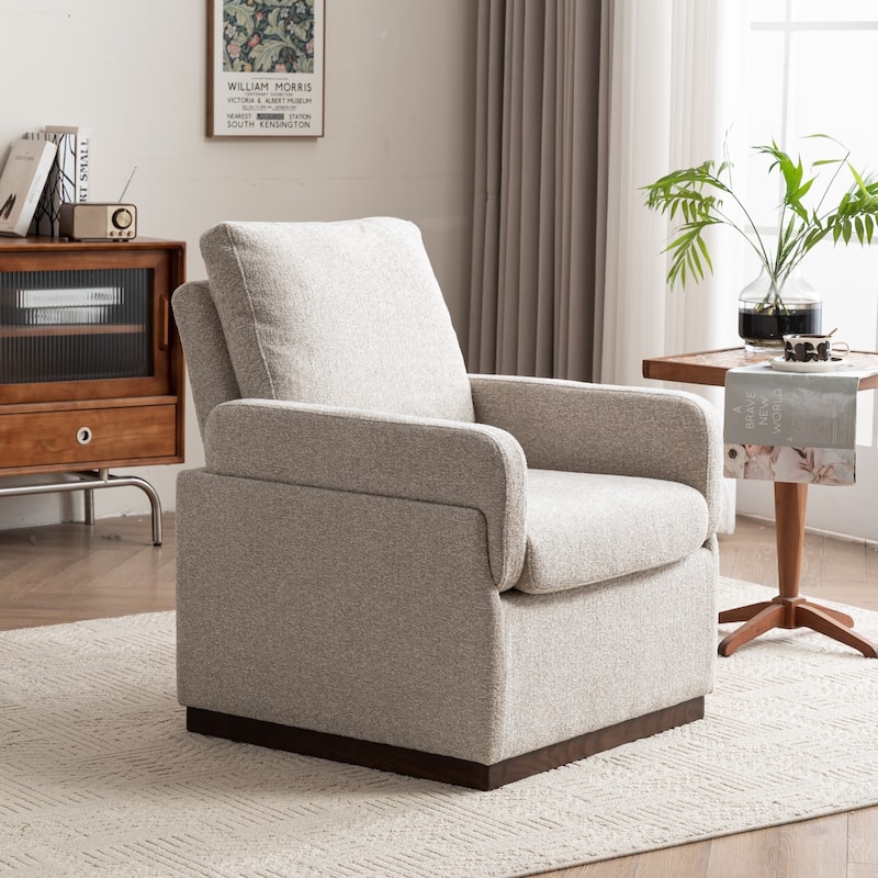 Accent Chair, Oversized Armchair, Modern Comfy Reading Chair