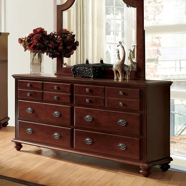 Furniture of America Sibu Traditional Cherry 6-drawer Dresser. Opens flyout.